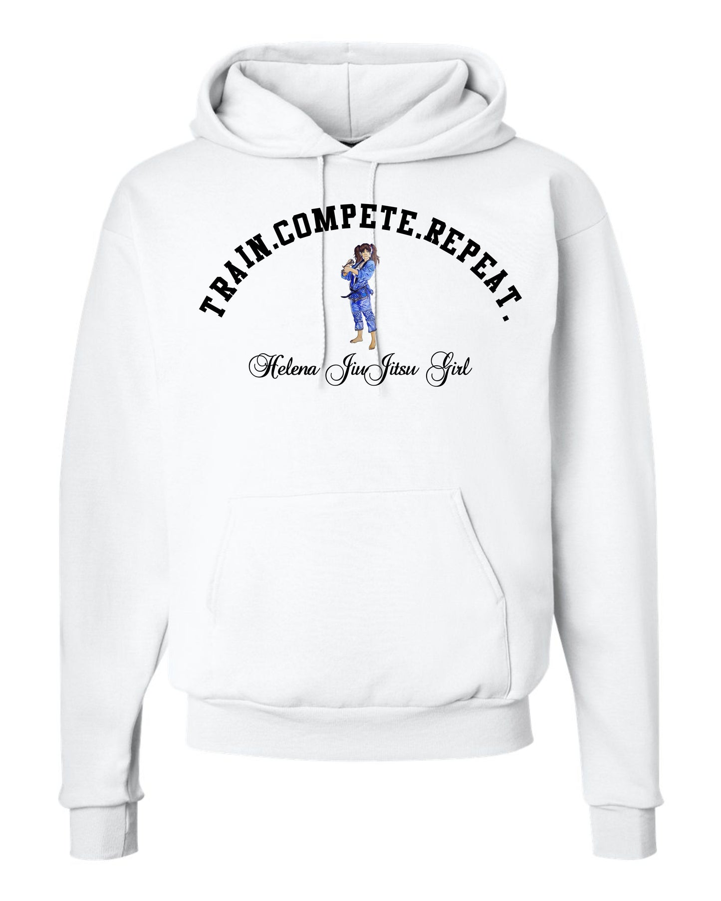 Hoodie - TRAIN. COMPETE. REPEAT.