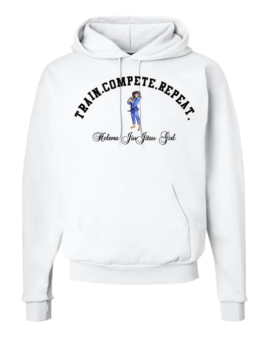 Hoodie - TRAIN. COMPETE. REPEAT.